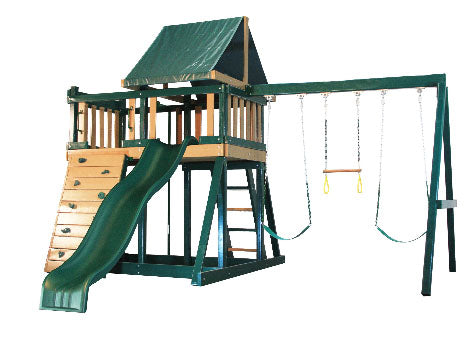 Congo Monkey Wooden Swing Set Design 1