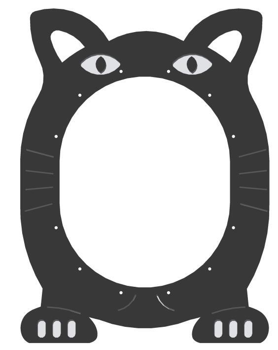 Double Straight Fun Crawl Tube With Animal Faces