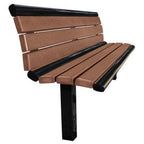 Richmond Recycled Bench with Back