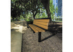 Richmond Recycled Bench with Back