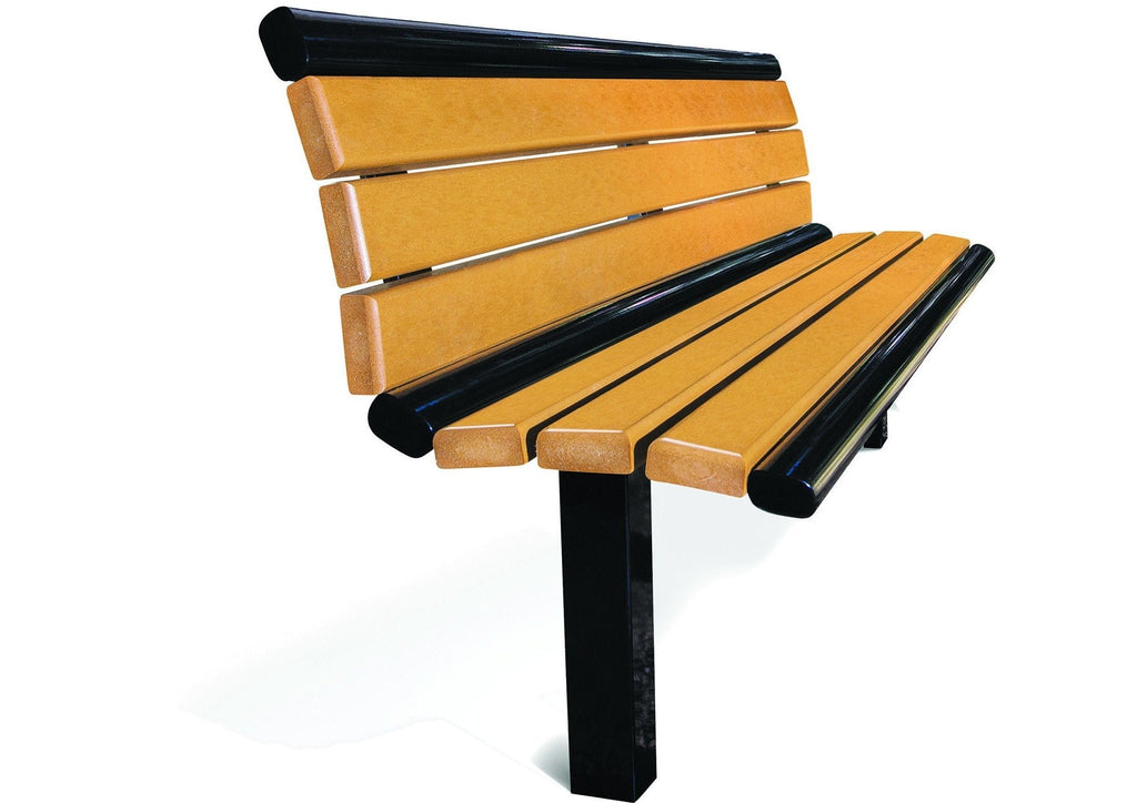 Richmond Recycled Bench with Back