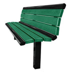 Richmond Recycled Bench with Back