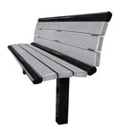 Richmond Recycled Bench with Back