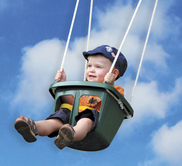 Green Infant Bucket Swing