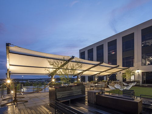 Cantilever Wing Cabled Shade Structure