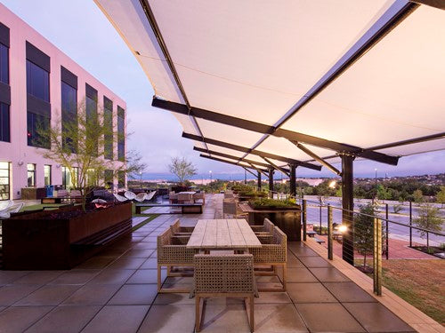 Cantilever Wing Cabled Shade Structure
