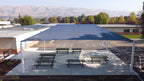 Hip Roof Shade Structure with 4 Posts and 12 Foot Entry