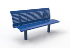 Richmond Steel Bench with Back