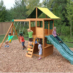 Treasure Cove Wooden Swing Set