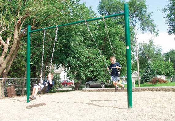 Single Post Swing Set