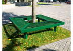 Square Mall Bench without Back