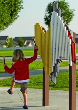 Swirl Outdoor Musical Park Instrument - Freenotes Harmony Park