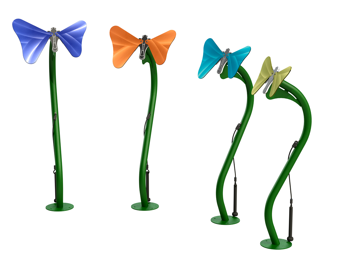 Butterflies Outdoor Musical Park Instrument - Freenotes Harmony Park