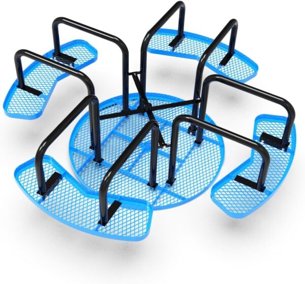Expanded Metal 46" Round Picnic Table