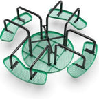 Expanded Metal 46" Round Picnic Table