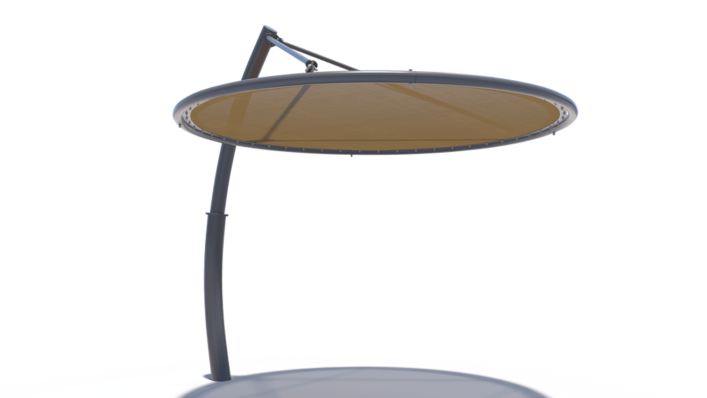 Cantilever Disc Shade Structure