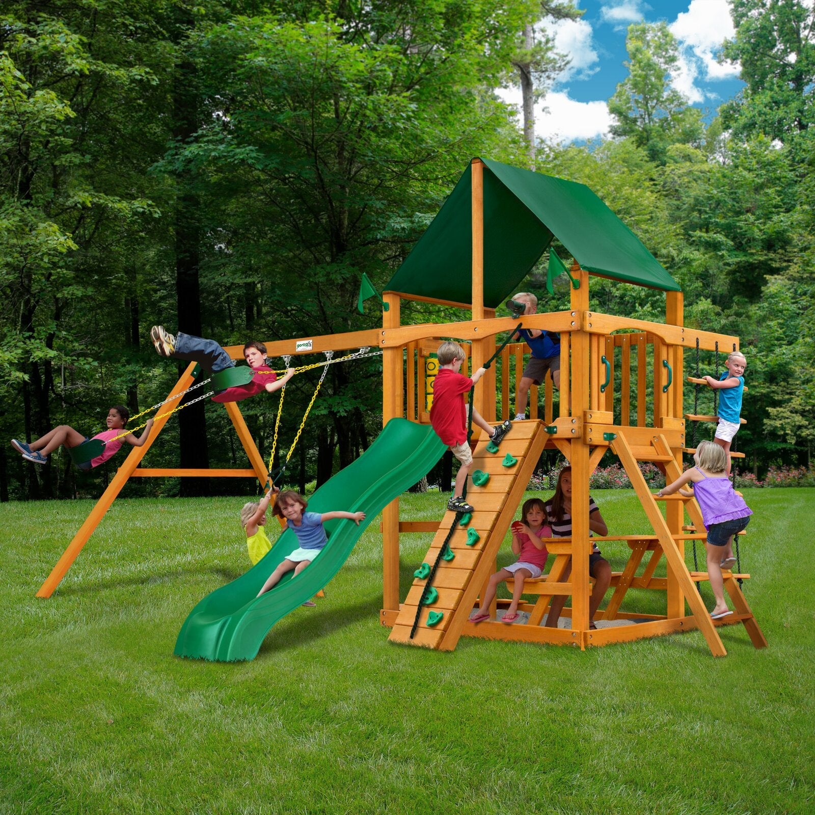 Chateau AP Wooden Swing Set