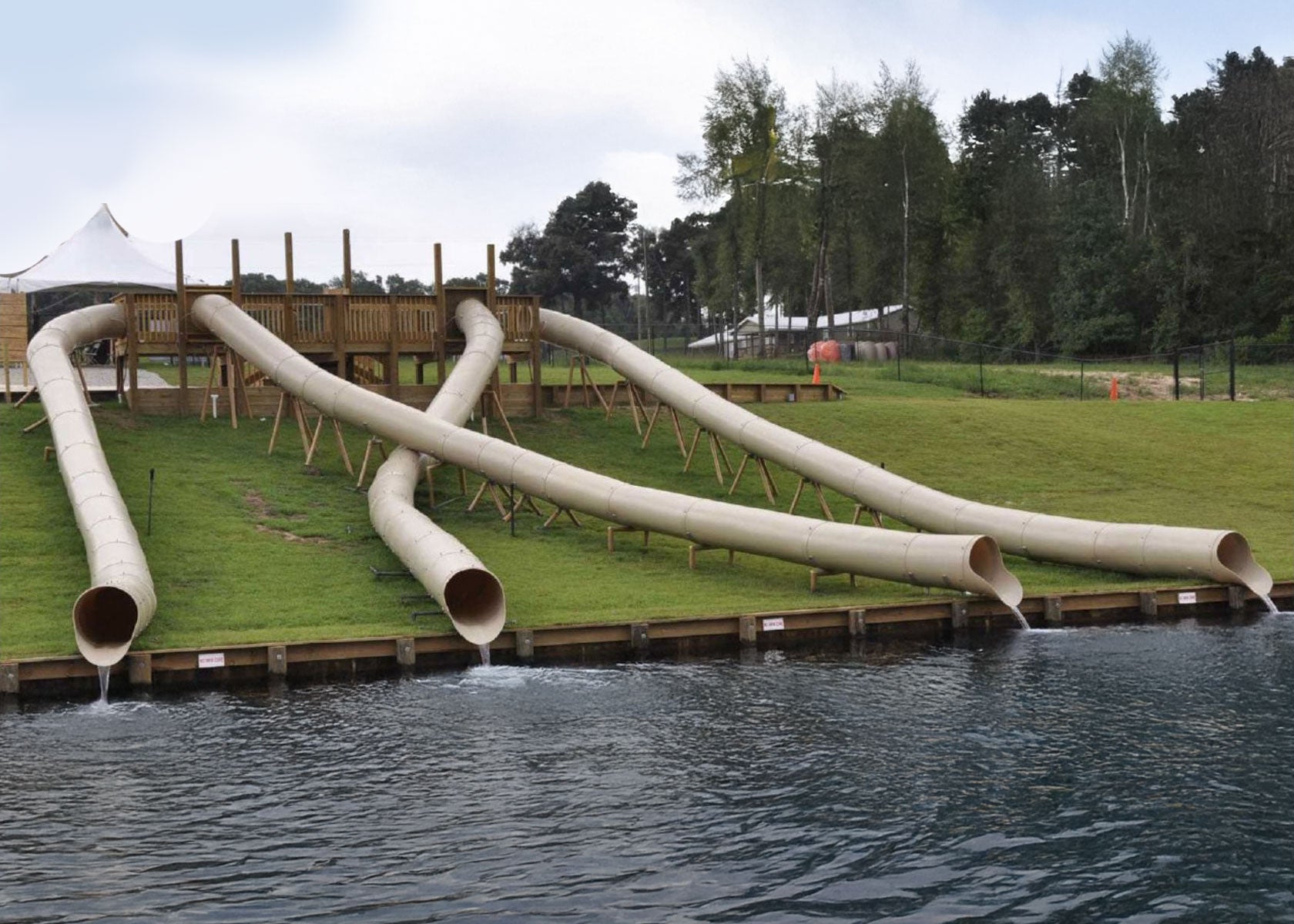 Custom Commercial Water Custom Hill Slide