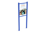 Double-Sided Safety and Welcome Sign