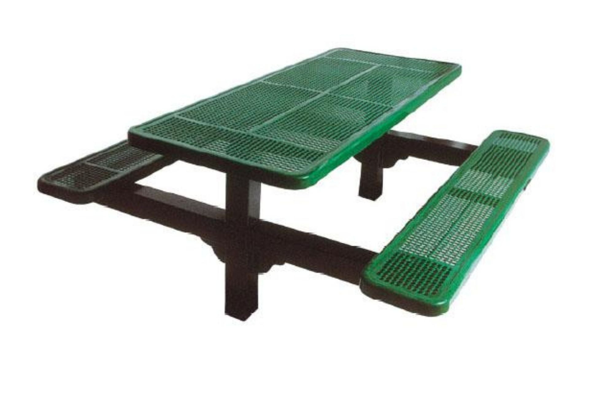 Dual Pedestal Diamond Picnic Table