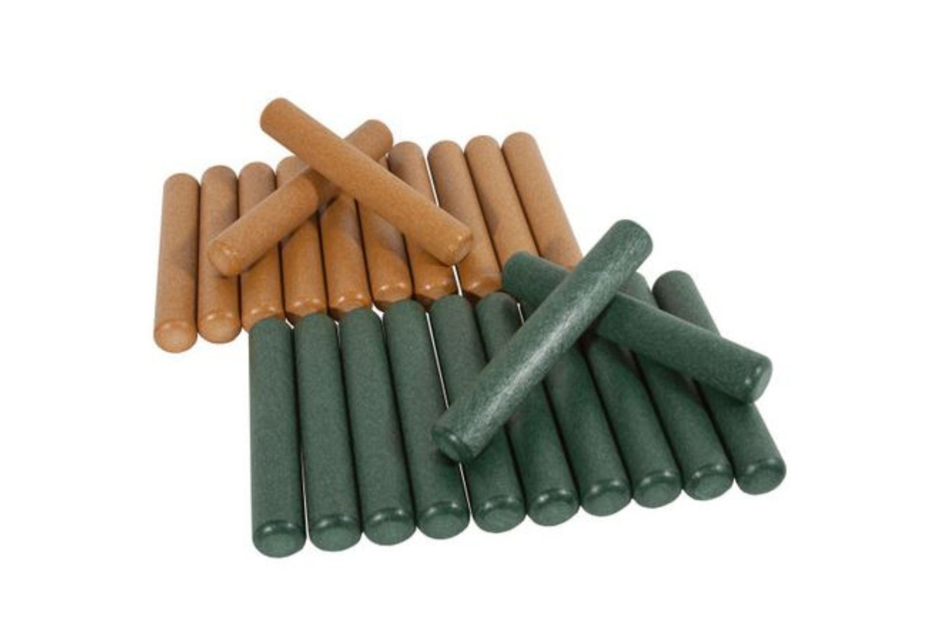 Eco RecyClaves (12 pairs) - Green/Cedar