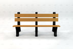 Colonial Recycled Plastic Park Bench