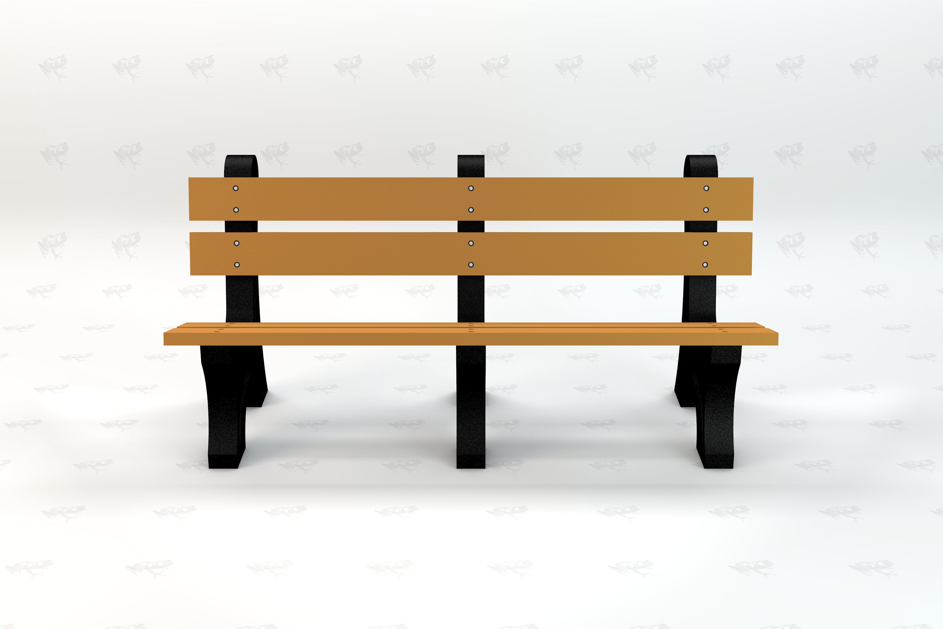 Colonial Recycled Plastic Park Bench