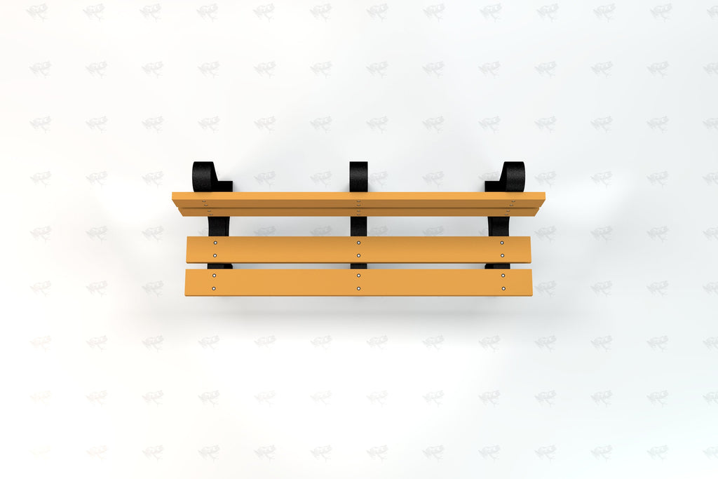 Colonial Recycled Plastic Park Bench