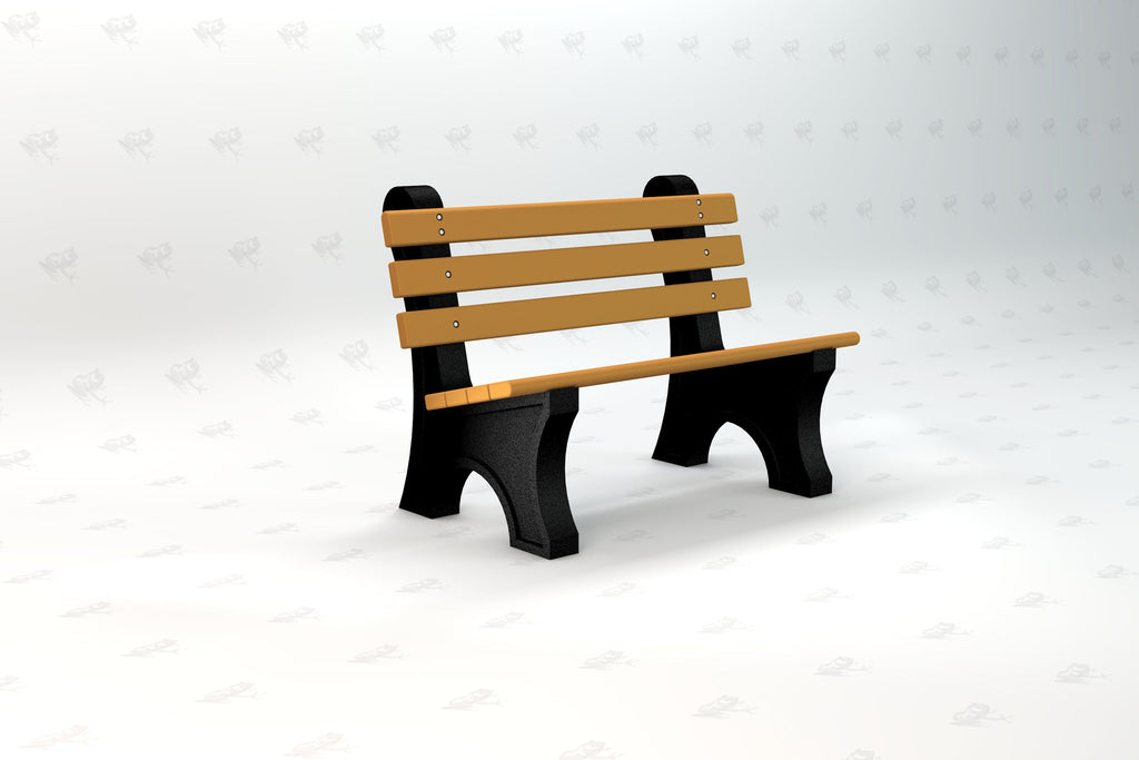 Comfort Park Avenue Recycled Plastic Park Bench