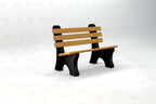 Comfort Park Avenue Recycled Plastic Park Bench