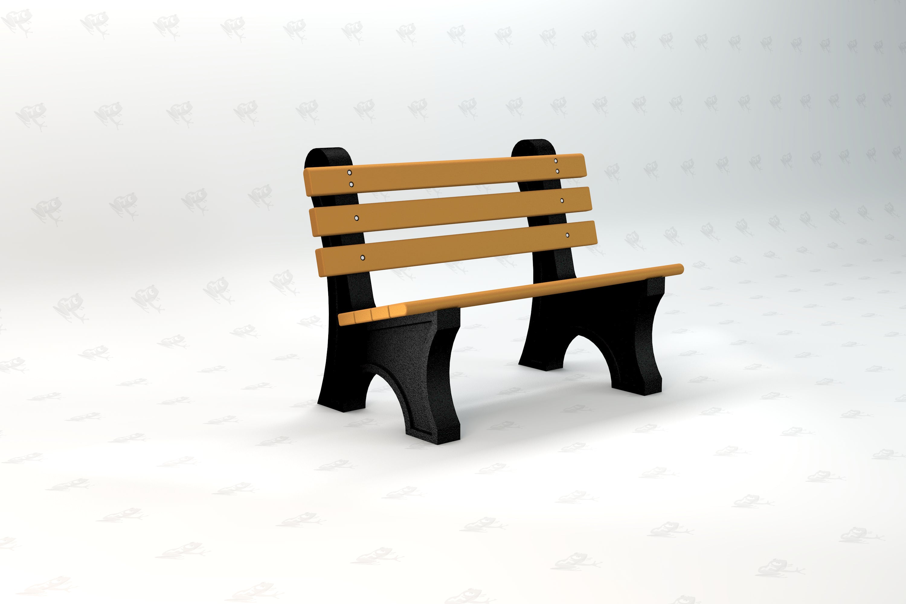 Comfort Park Avenue Recycled Plastic Park Bench