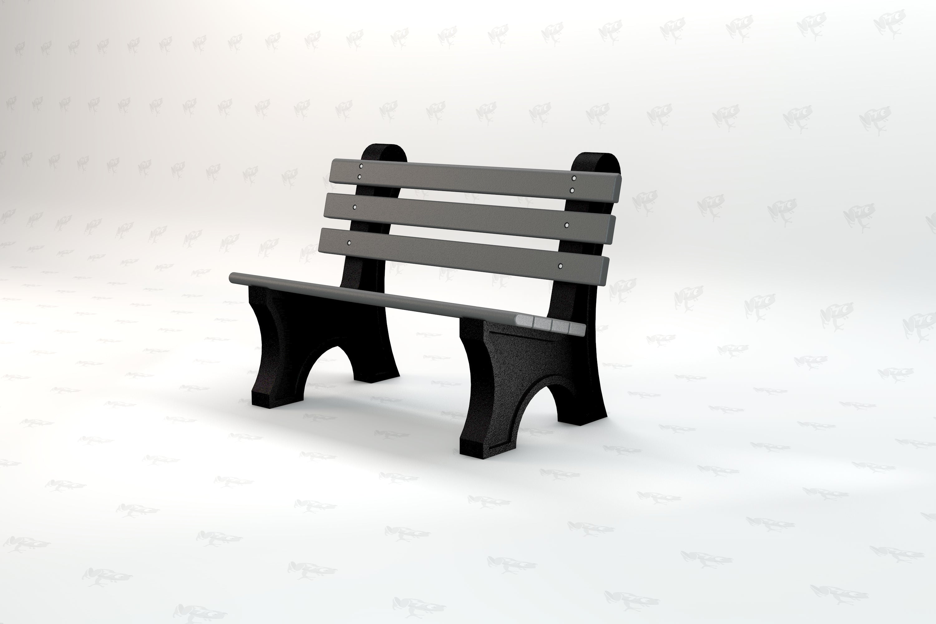 Comfort Park Avenue Recycled Plastic Park Bench