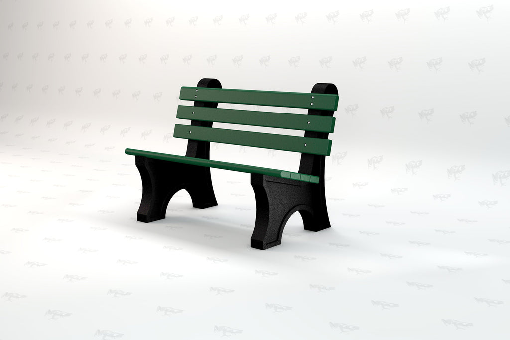 Comfort Park Avenue Recycled Plastic Park Bench