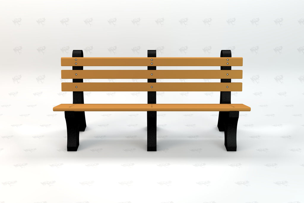 Comfort Park Avenue Recycled Plastic Park Bench