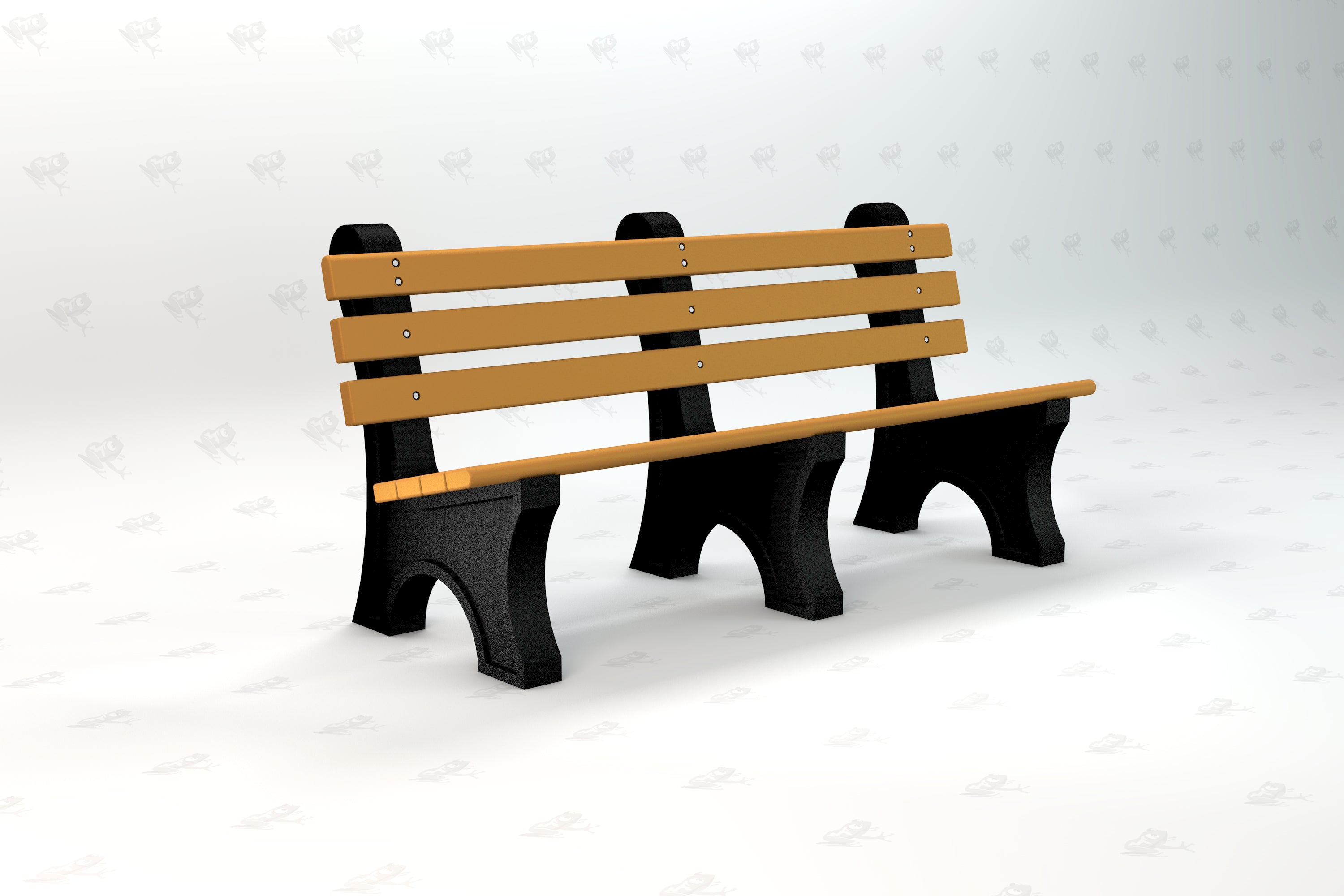 Comfort Park Avenue Recycled Plastic Park Bench