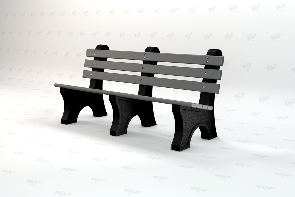 Comfort Park Avenue Recycled Plastic Park Bench