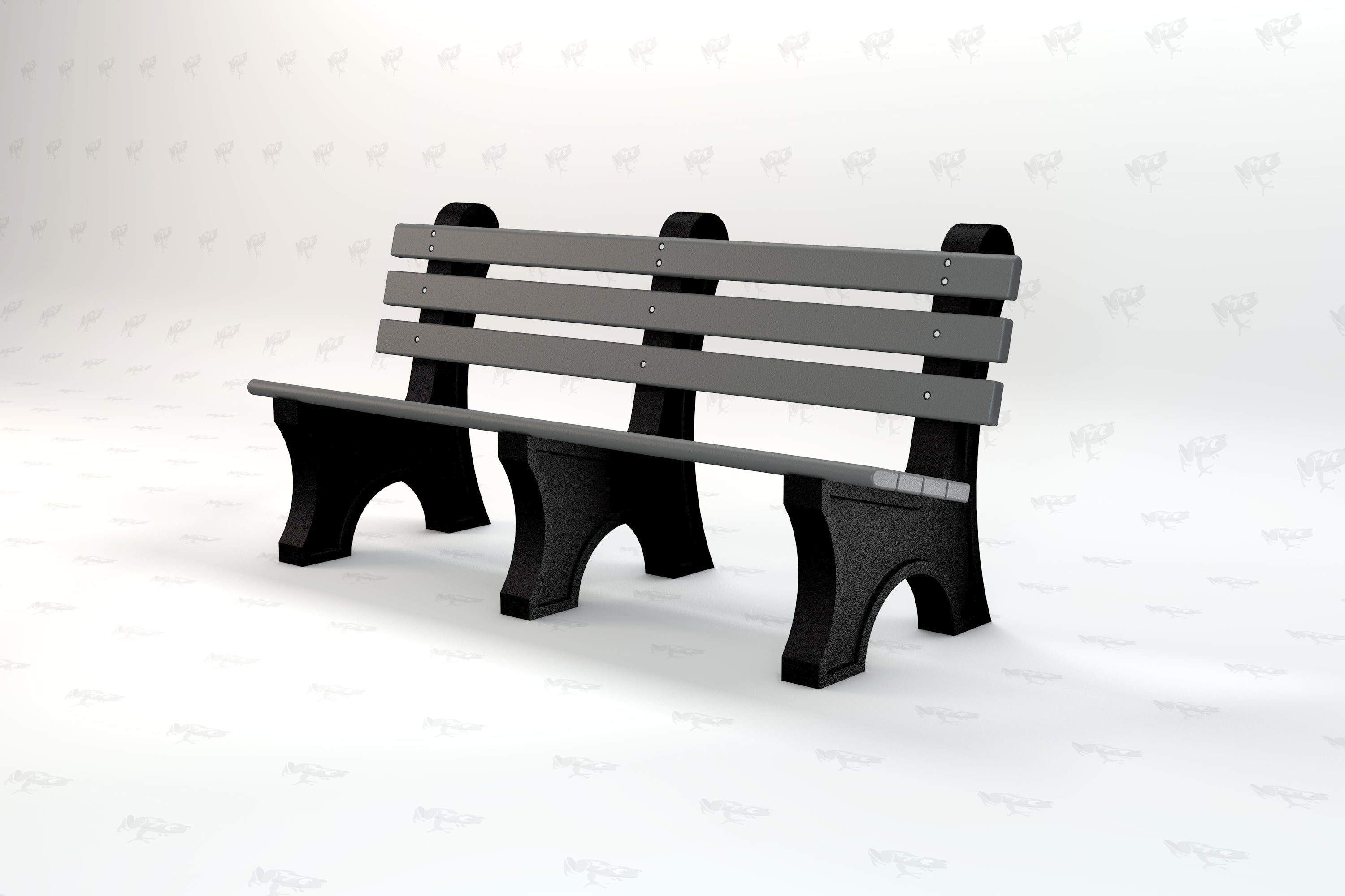Comfort Park Avenue Recycled Plastic Park Bench