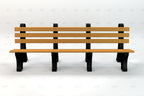 Comfort Park Avenue Recycled Plastic Park Bench