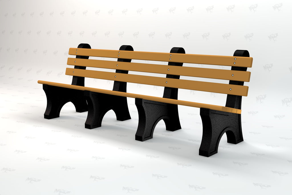 Comfort Park Avenue Recycled Plastic Park Bench