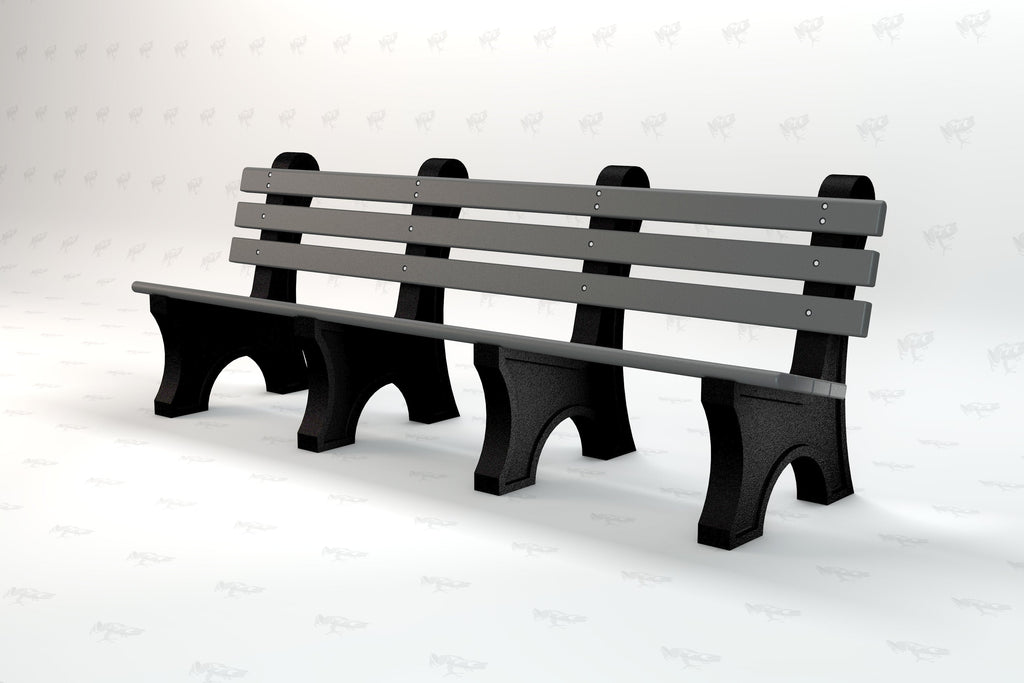Comfort Park Avenue Recycled Plastic Park Bench