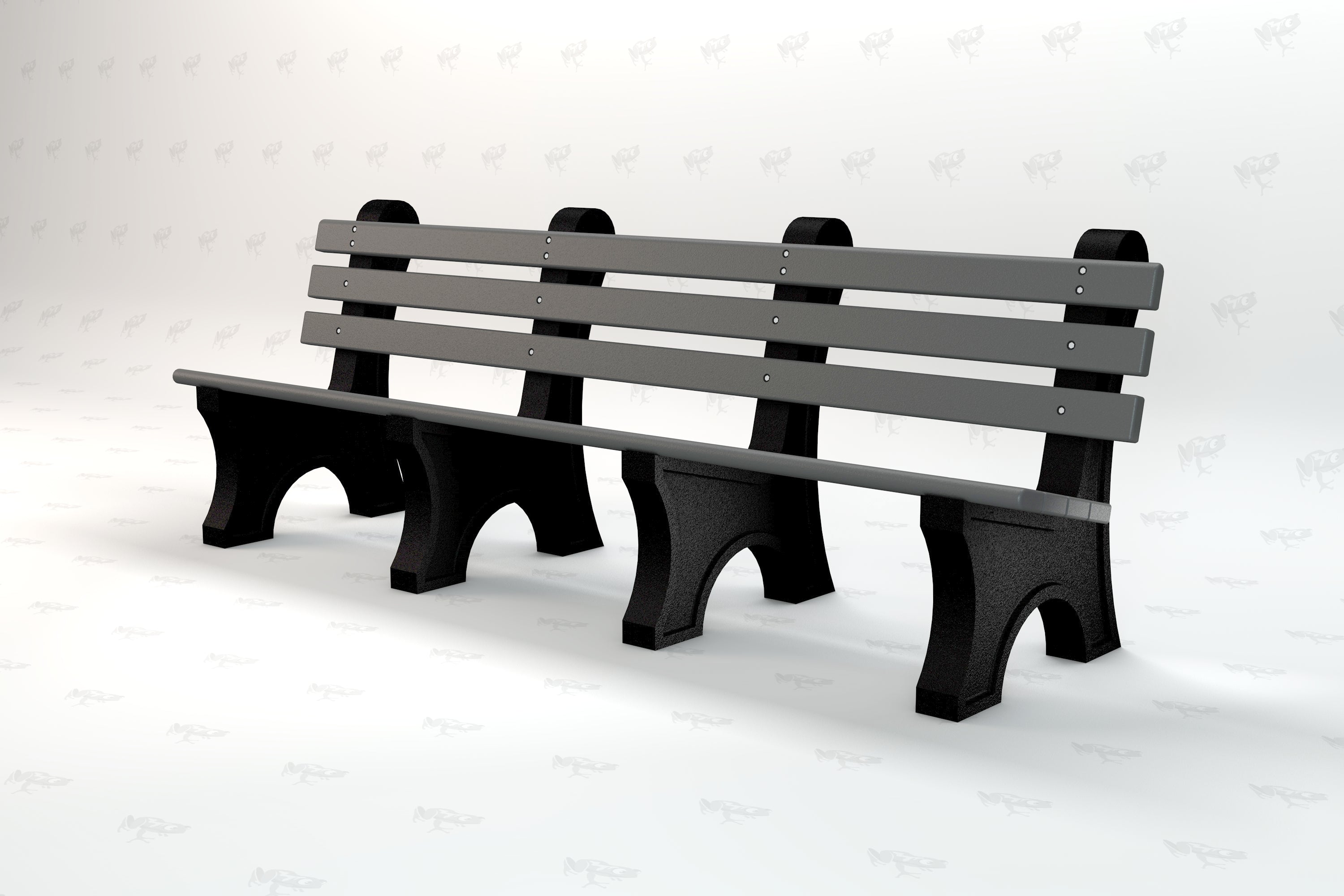 Comfort Park Avenue Recycled Plastic Park Bench