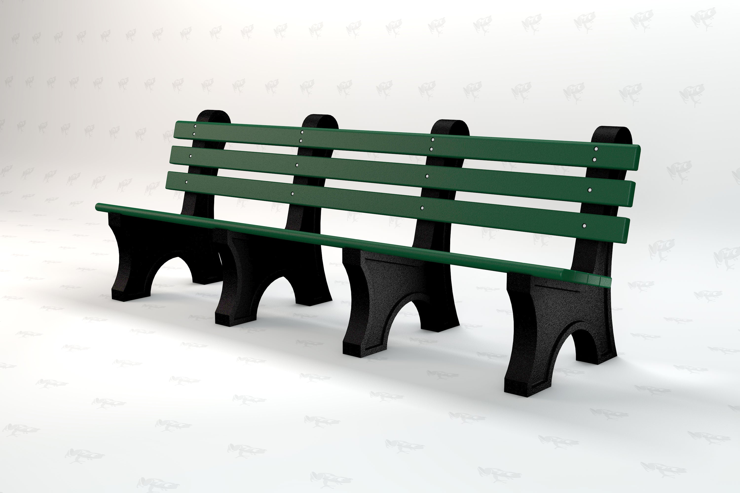 Comfort Park Avenue Recycled Plastic Park Bench