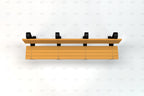 Comfort Park Avenue Recycled Plastic Park Bench