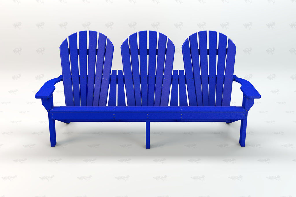 Grand Isle Recycled Plastic Adirondack Bench