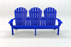 Grand Isle Recycled Plastic Adirondack Bench