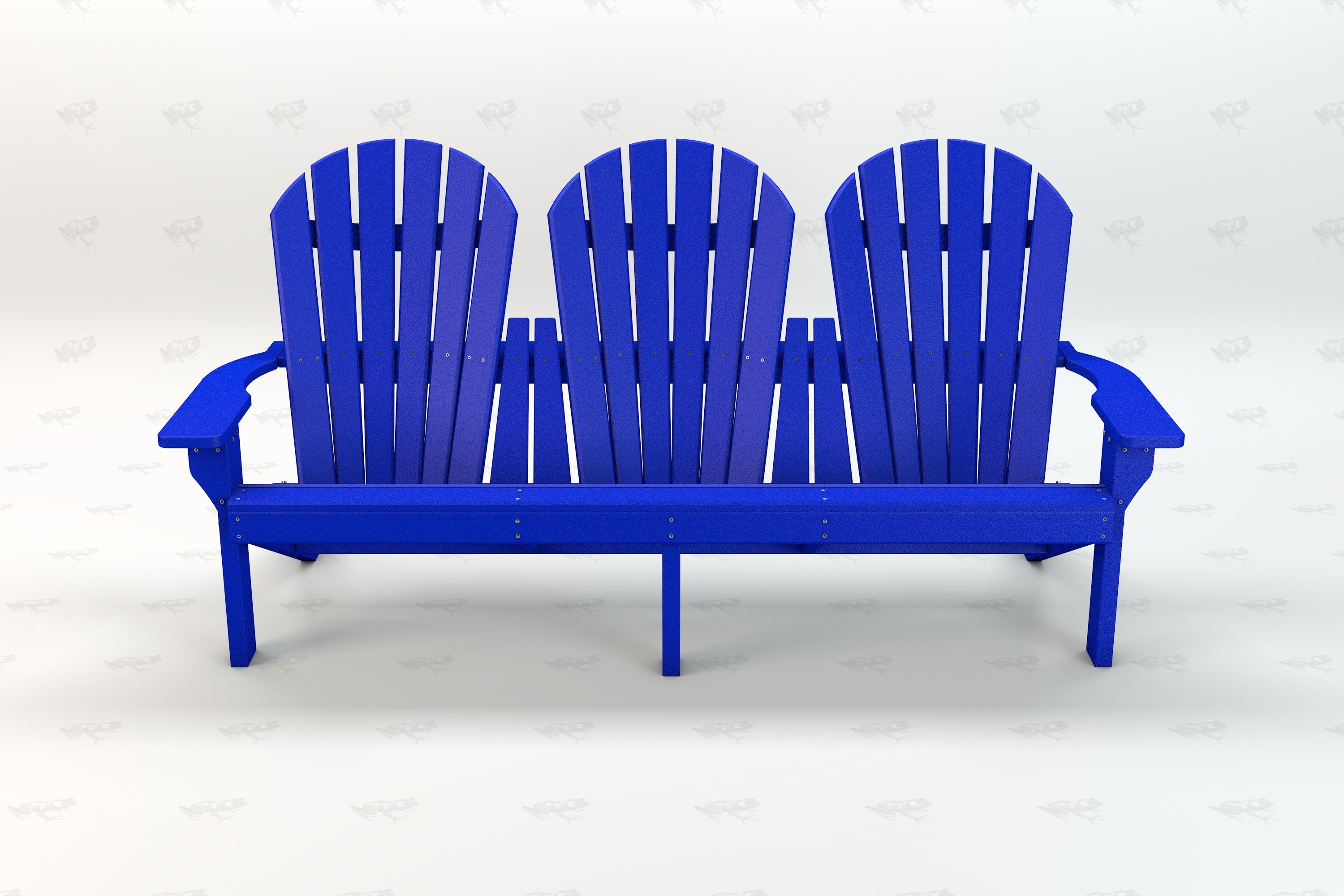 Grand Isle Recycled Plastic Adirondack Bench