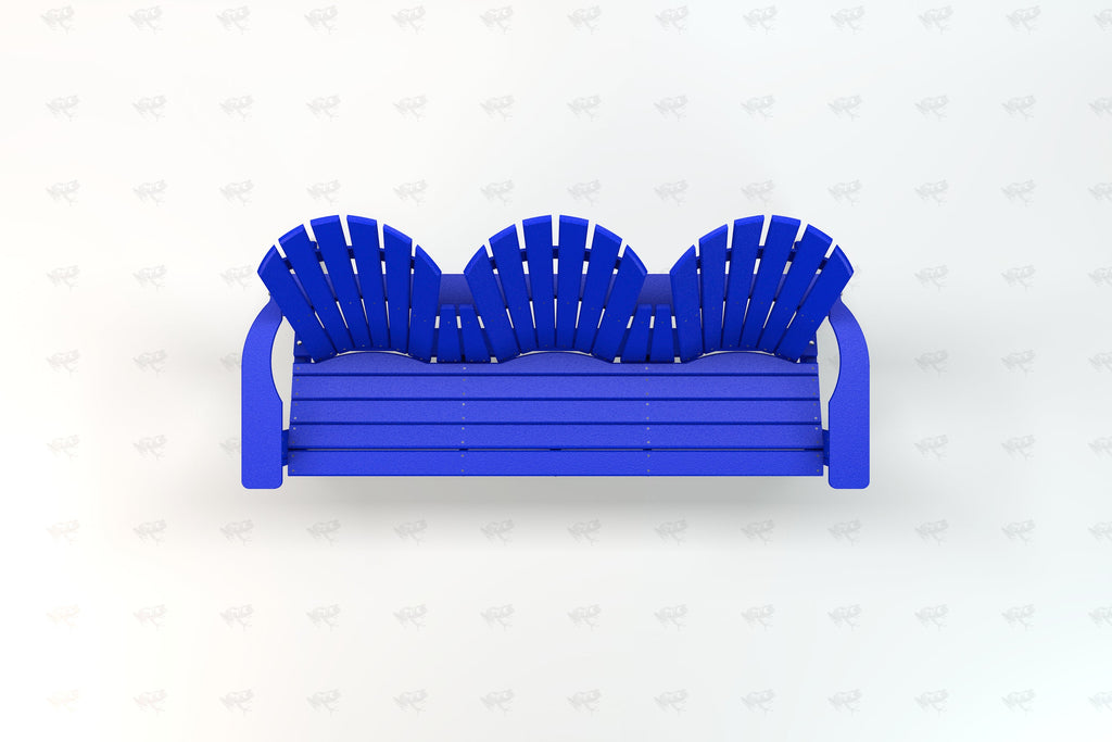 Grand Isle Recycled Plastic Adirondack Bench