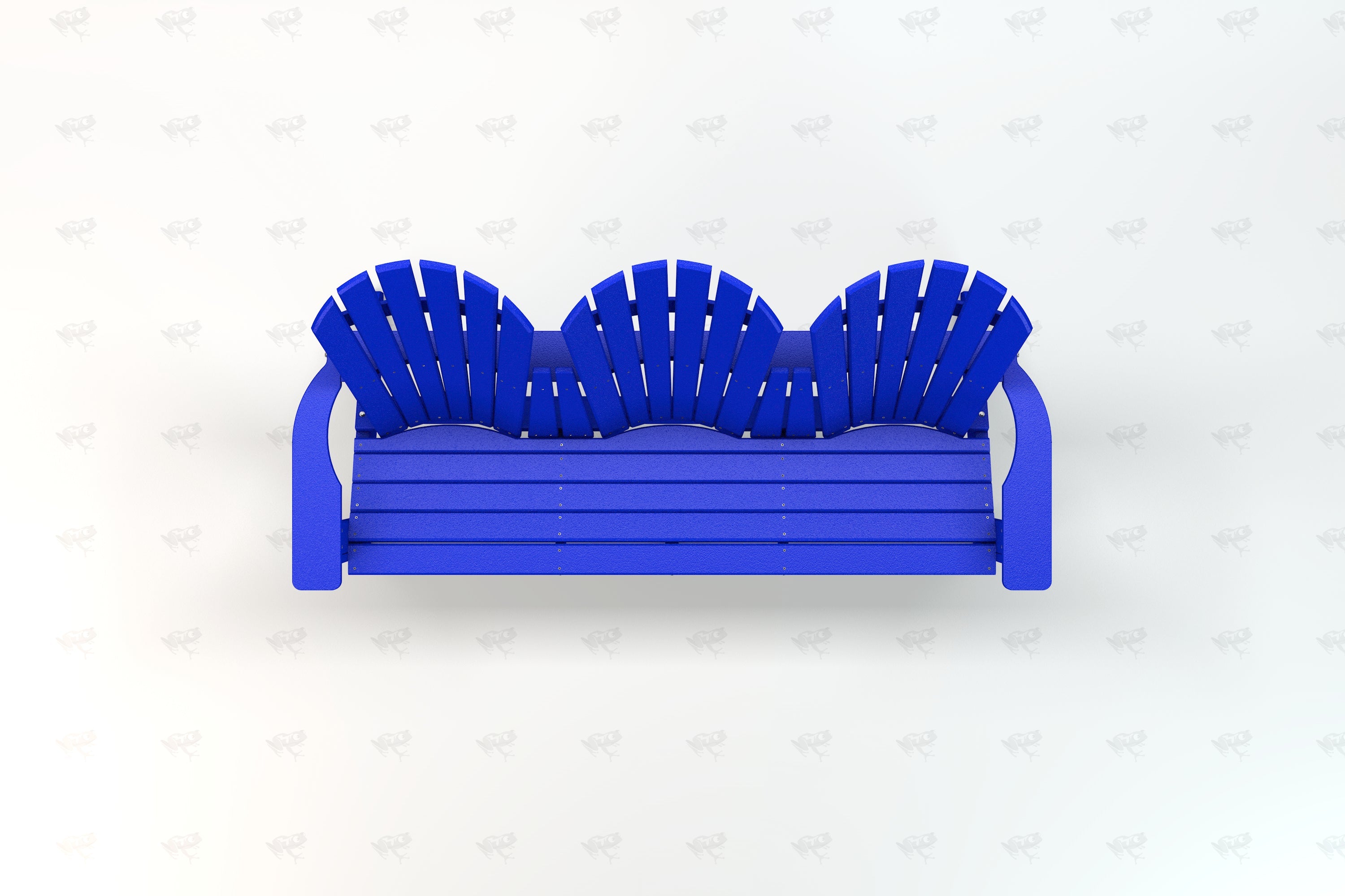Grand Isle Recycled Plastic Adirondack Bench