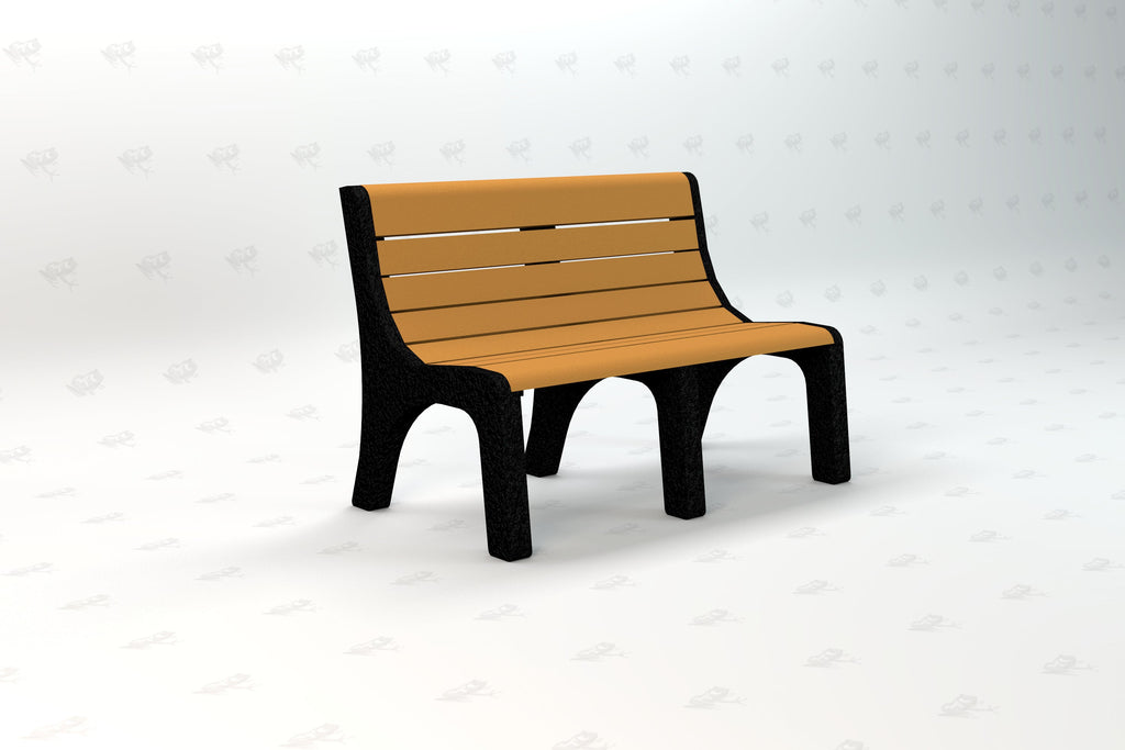 Newport Recycled Plastic Park Bench