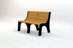 Newport Recycled Plastic Park Bench
